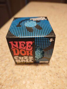 NeeDoh Fuzz Ball Flower Power Novelty Fidget - Blue